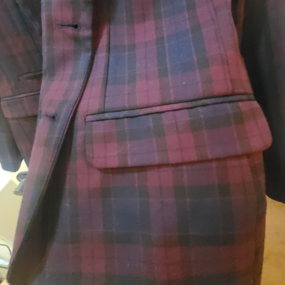 Mens Plaid Blazer - Picture 2 of 4